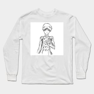 shinji ikari eva 001 Long Sleeve T-Shirt